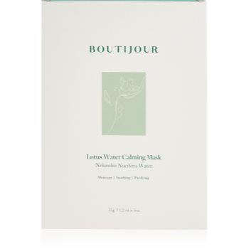 BOUTIJOUR Lotus Water Calming Mask mască textilă calmantă nutritie si hidratare - imagine 2